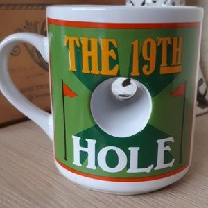 Golf Coffee Cup Mug Hole in One Sport Golfing Humor Silly 19th hole